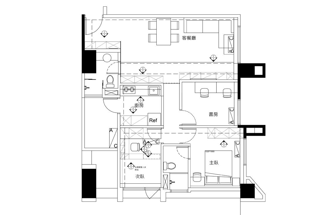 打造溫暖現代風：22坪重焙奶茶色系三房兩廳設計案例