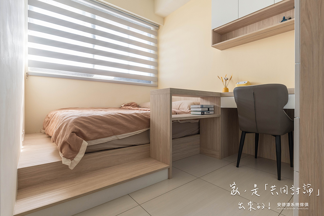 打造溫暖現代風：22坪重焙奶茶色系三房兩廳設計案例
